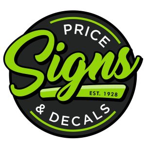 Price Signs - Sticker Version